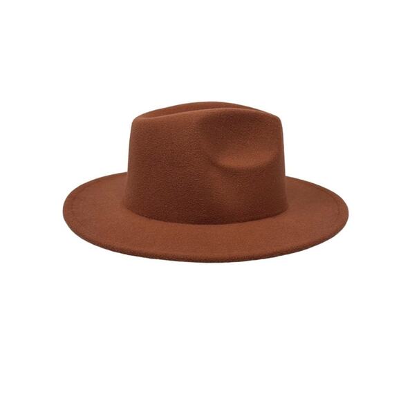 NWT Universal Thread Felt Brown Adjustable Boho Western Hat size S/M - Picture 3 of 7